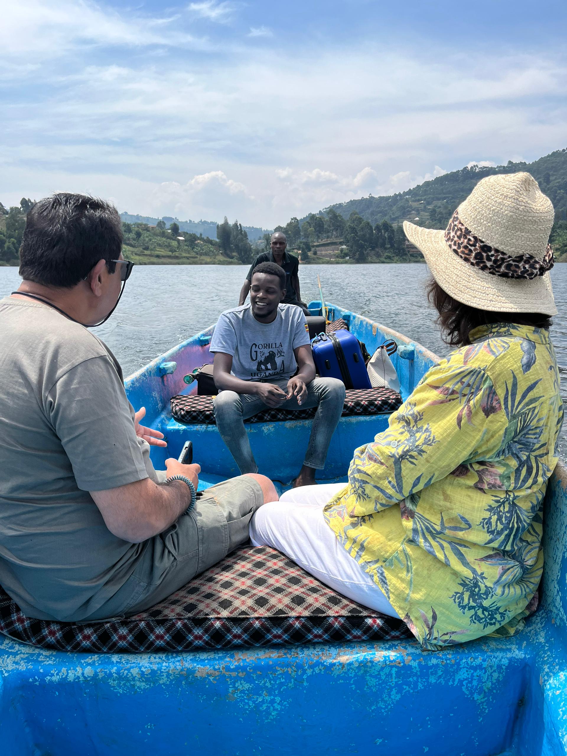 Scenic lake cruise with stunning mountain views